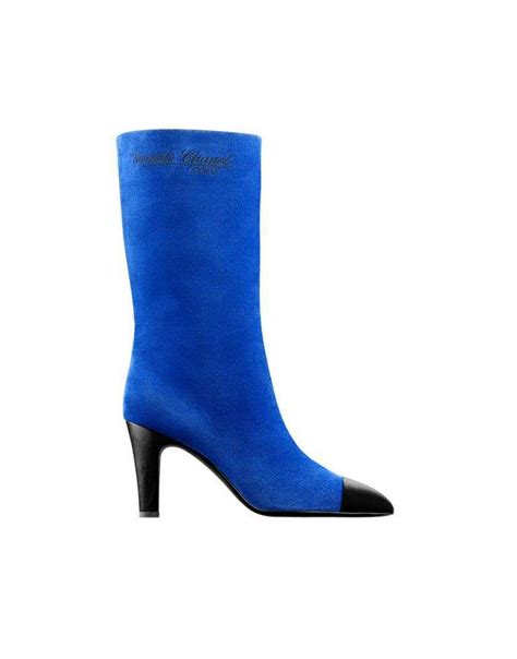 scarpe chanel blu donna|Chanel stivali usati.